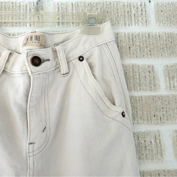 FREE PEOPLE Off White Denim Boot Cut Jeans - Picture 3 of 12